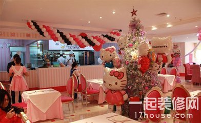 家居装修图 浪漫hello kitty主题餐厅